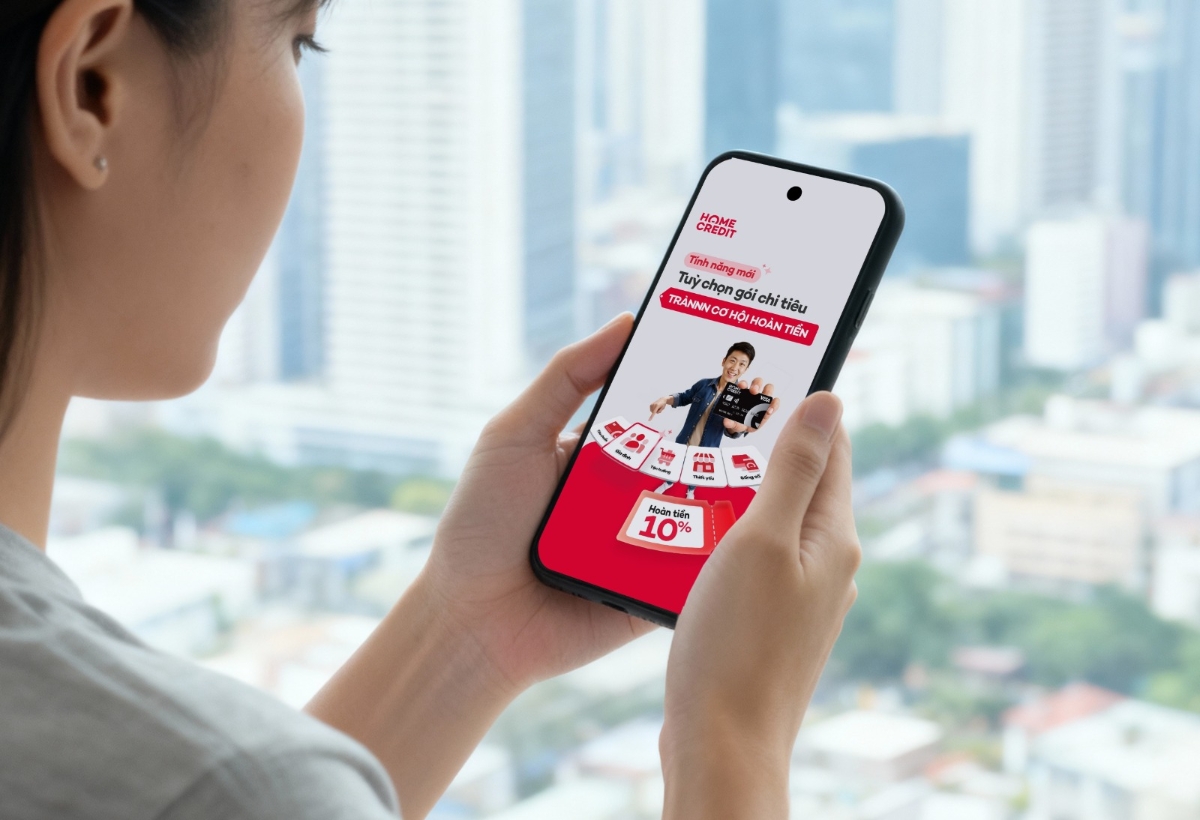 Cơ chế hoàn tiền linh hoạt của thẻ tín dụng Home Credit giúp người dùng tối ưu lợi ích của mức hoàn tiền mỗi tháng.