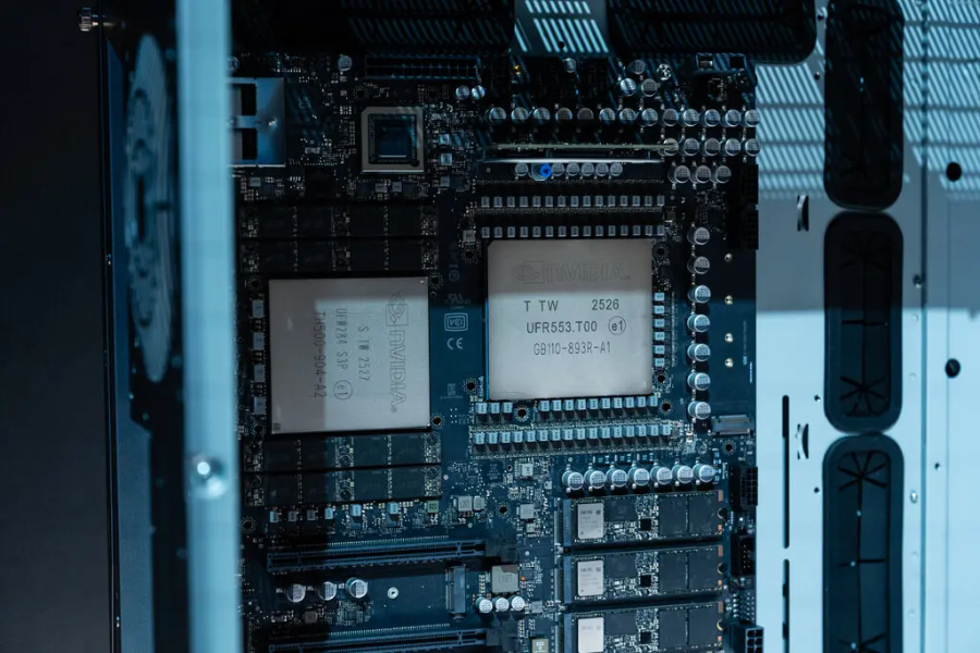 Kết quả kinh doanh quý mạnh mẽ của Nvidia đã tạm thời xoa dịu những lo ngại của Phố Wall về chi tiêu cho AI. Ảnh: Eric Lee/The New York Times