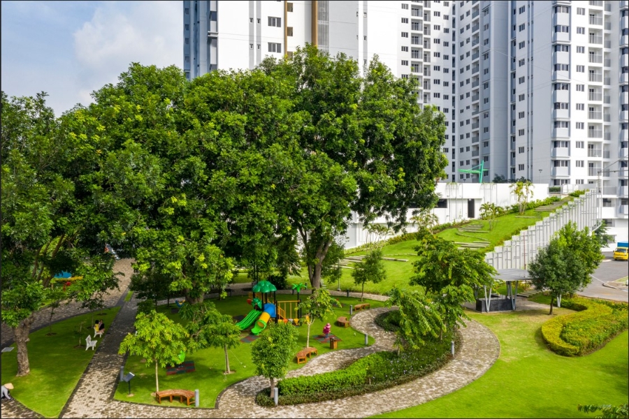 Công viên trung tâm tại dự án The Habitat Binh Duong