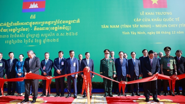 One more border gate pair between Vietnam and Cambodia inaugurated