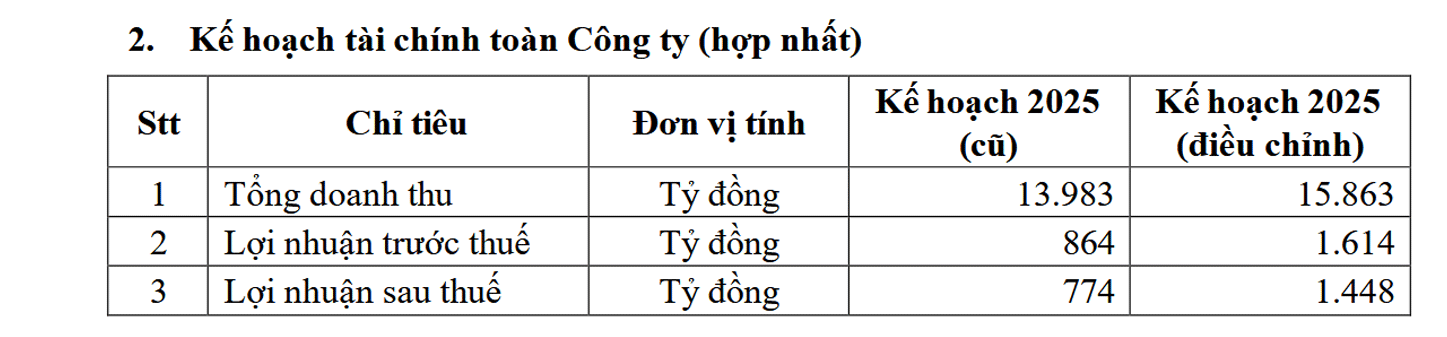 Đạm Cà Mau tiếp tục tăng mục tiêu lợi nhuận 2025 lên 1.448 tỷ đồng  - Ảnh 1