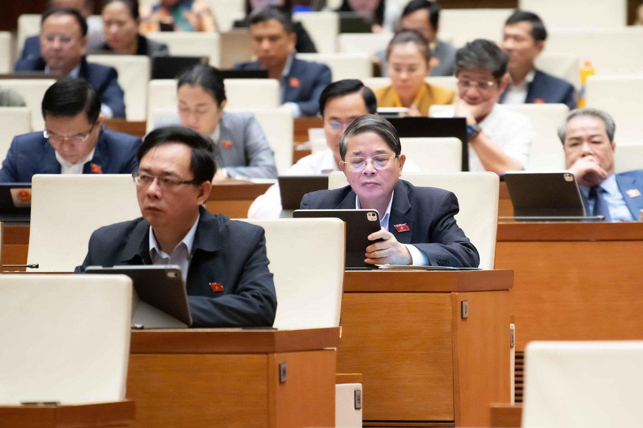 Các đại biểu tham dự phiên họp. Ảnh: Quốc hội.