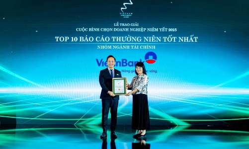 Hai giải thưởng uy tín ghi nhận nỗ lực minh bạch trong hoạt động quản trị của VietinBank