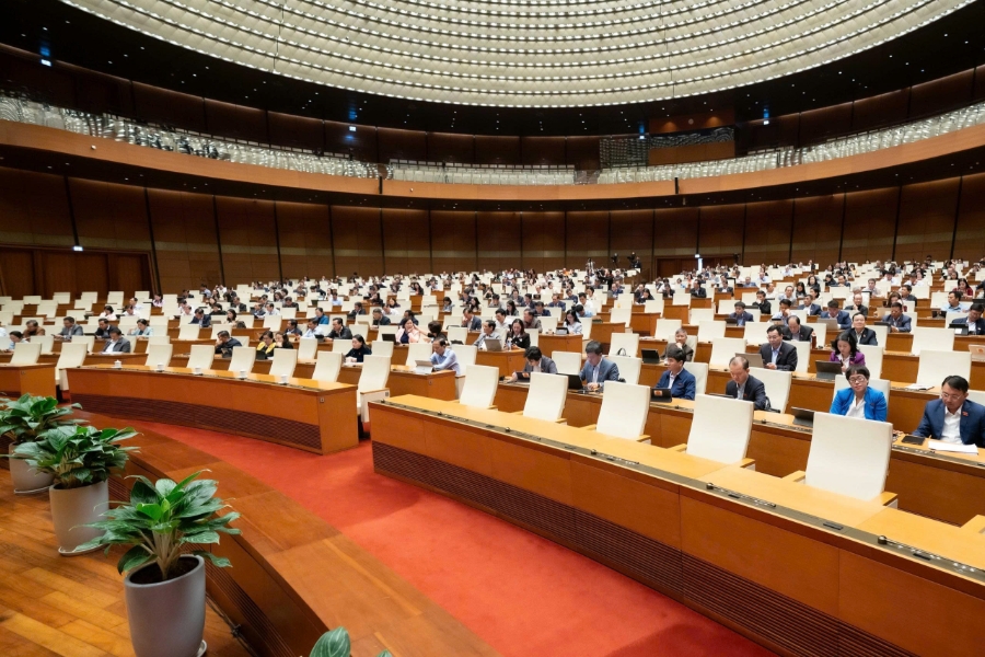 Quang cảnh phiên họp. Ảnh: Quốc hội.