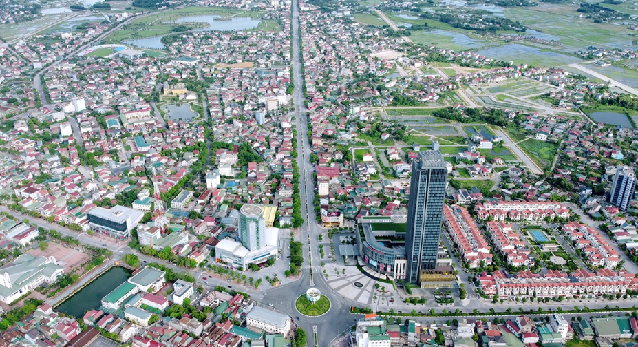 Một góc trung tâm đô thị Hà Tĩnh. Ảnh: Đức Hùng