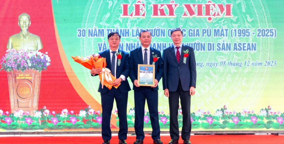 Vườn quốc gia Pù Mát nhận danh hiệu&nbsp;Vườn di sản ASEAN.