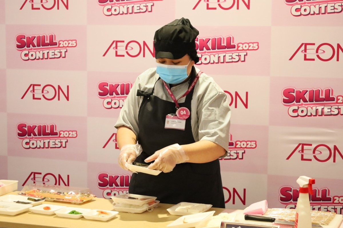 Cuộc thi Skill Contest (Kỹ năng tay nghề AEON) được tổ chức hàng năm để nâng cao tay nghề cho nhân sự khối vận hành. Ảnh: AEON Việt Nam.