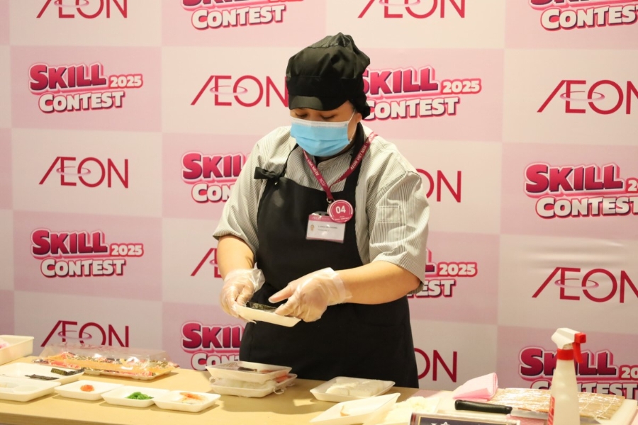 Cuộc thi Skill Contest (Kỹ năng tay nghề AEON) được tổ chức hàng năm để nâng cao tay nghề cho nhân sự khối vận hành. Ảnh: AEON Việt Nam.