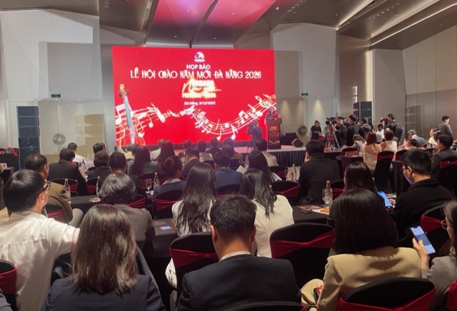 Toàn cảnh buổi họp báo. Ảnh Ngô Anh Văn