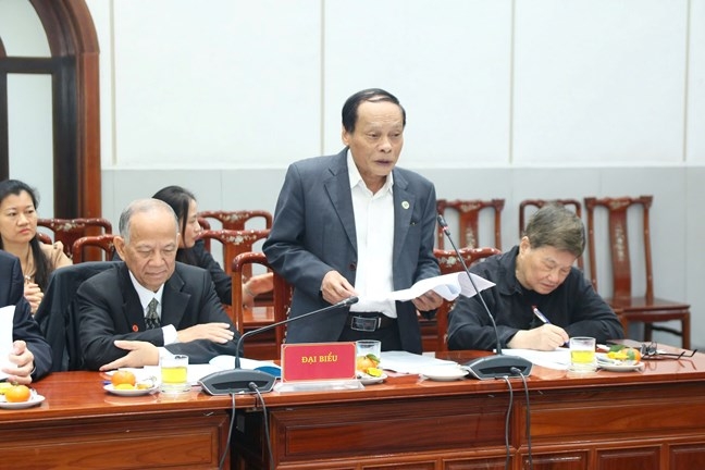 PGS.TS. Nguyễn Văn Nhật, Ủy viên Ủy ban Trung ương Mặt trận Tổ quốc Việt Nam, nguyên Viện trưởng Viện Sử học. Ảnh: Mặt trận.