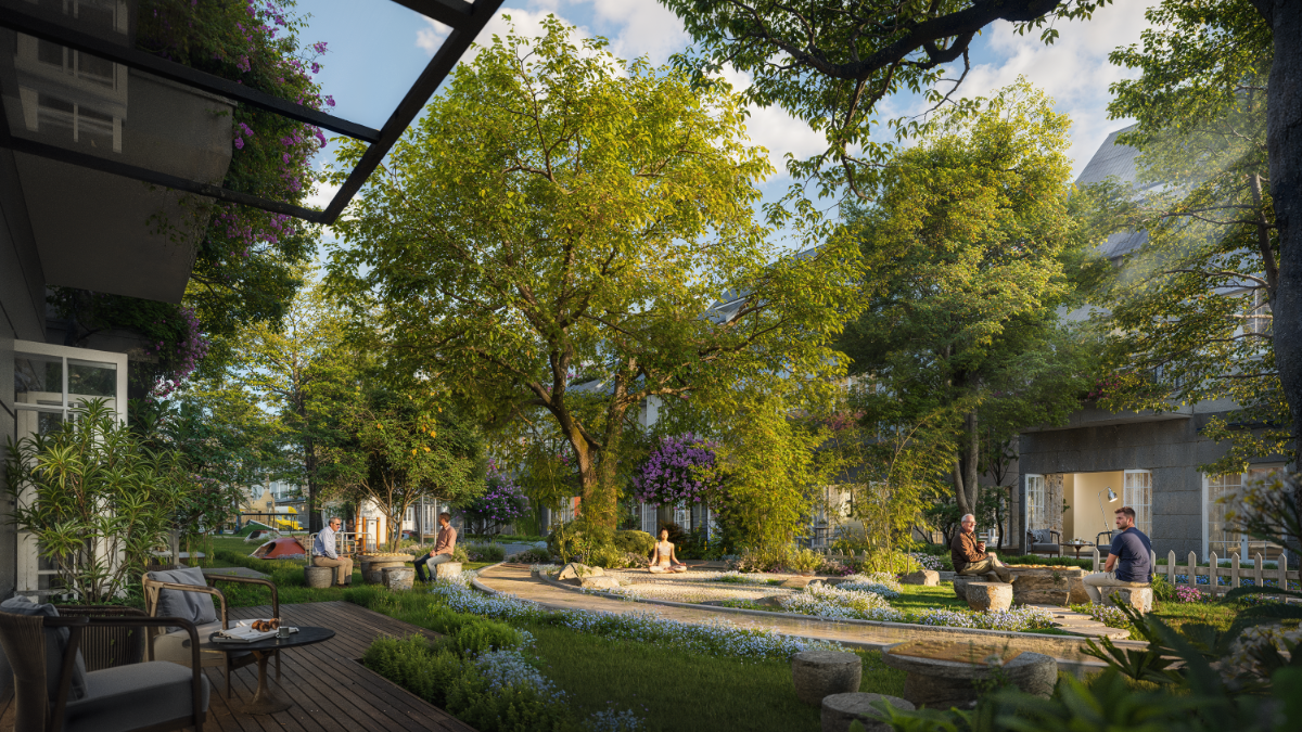 Vườn Thư Giãn tại Central Island.