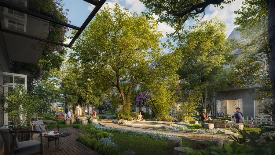 Vườn Thư Giãn tại Central Island.