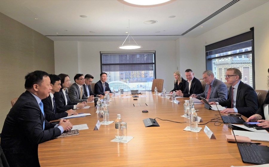 Toàn cảnh buổi làm việc. 