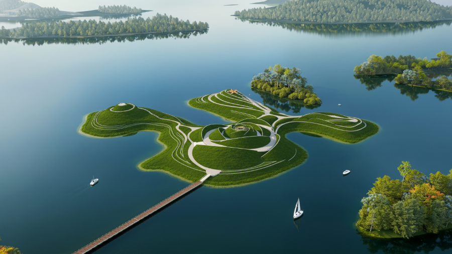 Flamingo Maison 108 Ho Nui Coc - Dự án tiên phong mô hình “đảo nghệ thuật ngoài trời” tại Đông Nam Á.