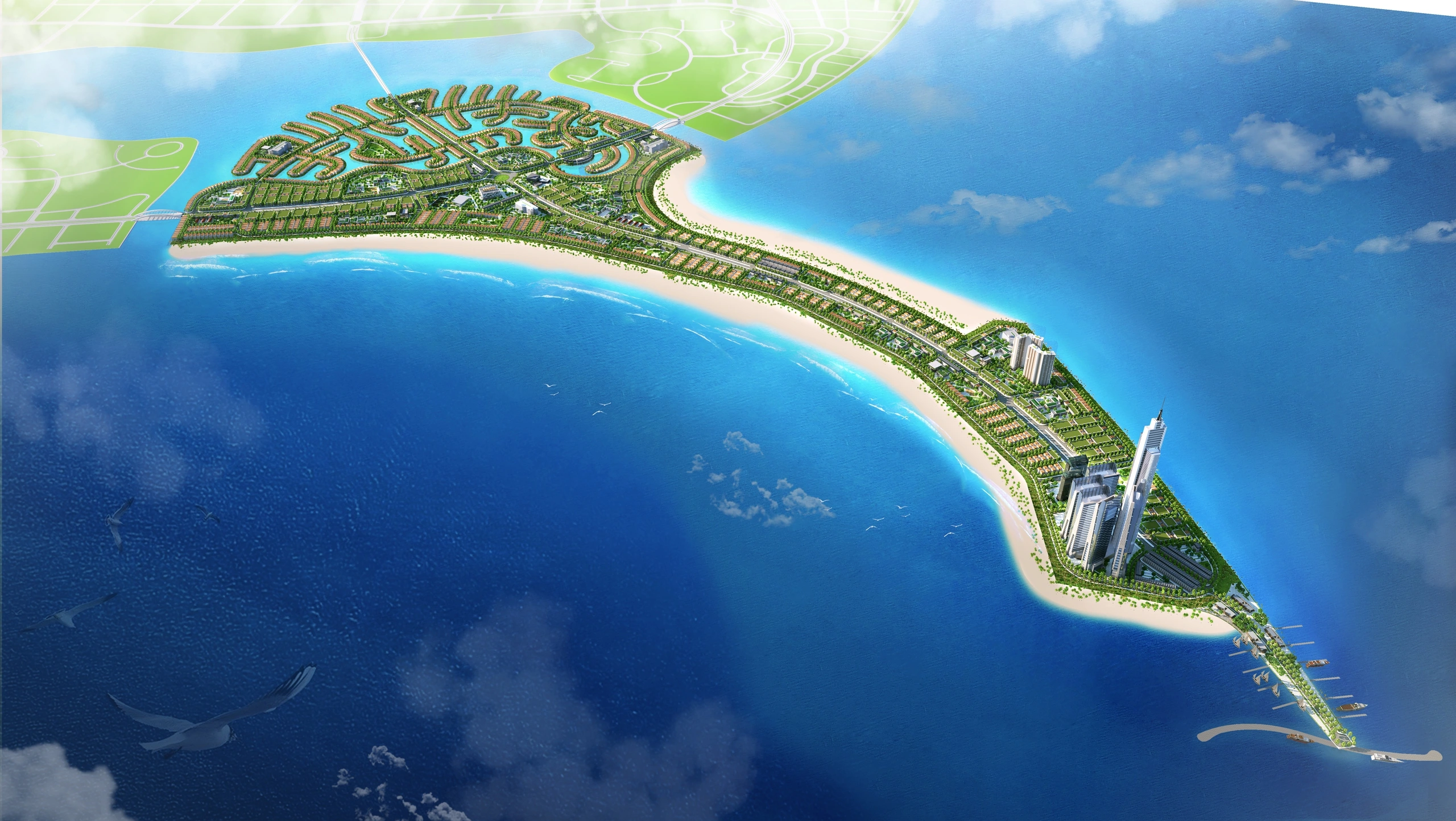 Vinhomes Green Paradise được phát triển theo mô hình đô thị cấp tiến nhất thế giới - ESG (Environmental - Social - Governance). (Ảnh: Vingroup).