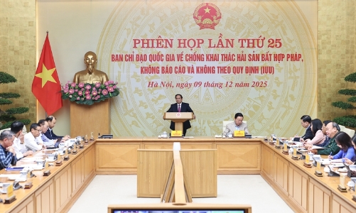 Thủ tướng: Quyết liệt chấm dứt khai thác IUU, quyết tâm gỡ “thẻ vàng” năm 2025