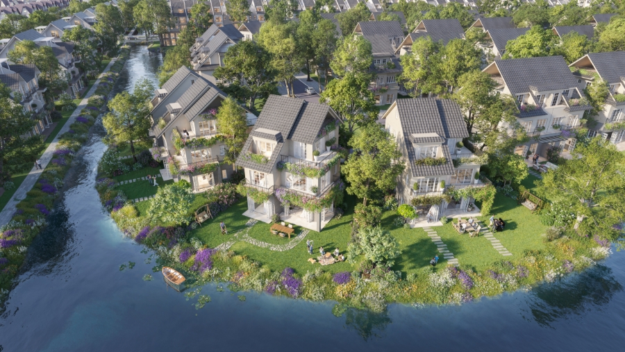 Khu Compound của Ecopark định hình những tiêu chuẩn vượt trội của bất động sản Nghệ An.