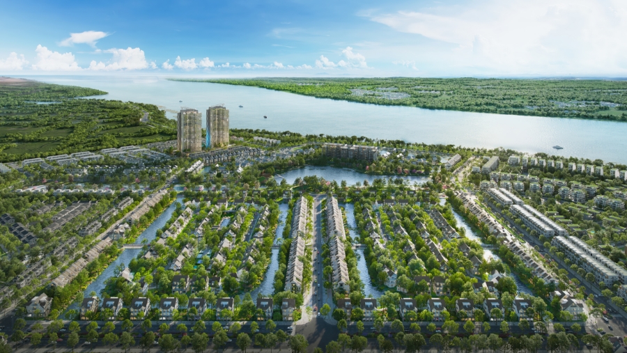 Khu compound Central Island được Ecopark ra mắt tại Nghệ An.