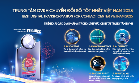 VietinBank: Trung tâm Dịch vụ khách hàng chuyển đổi số tốt nhất Việt Nam 2025