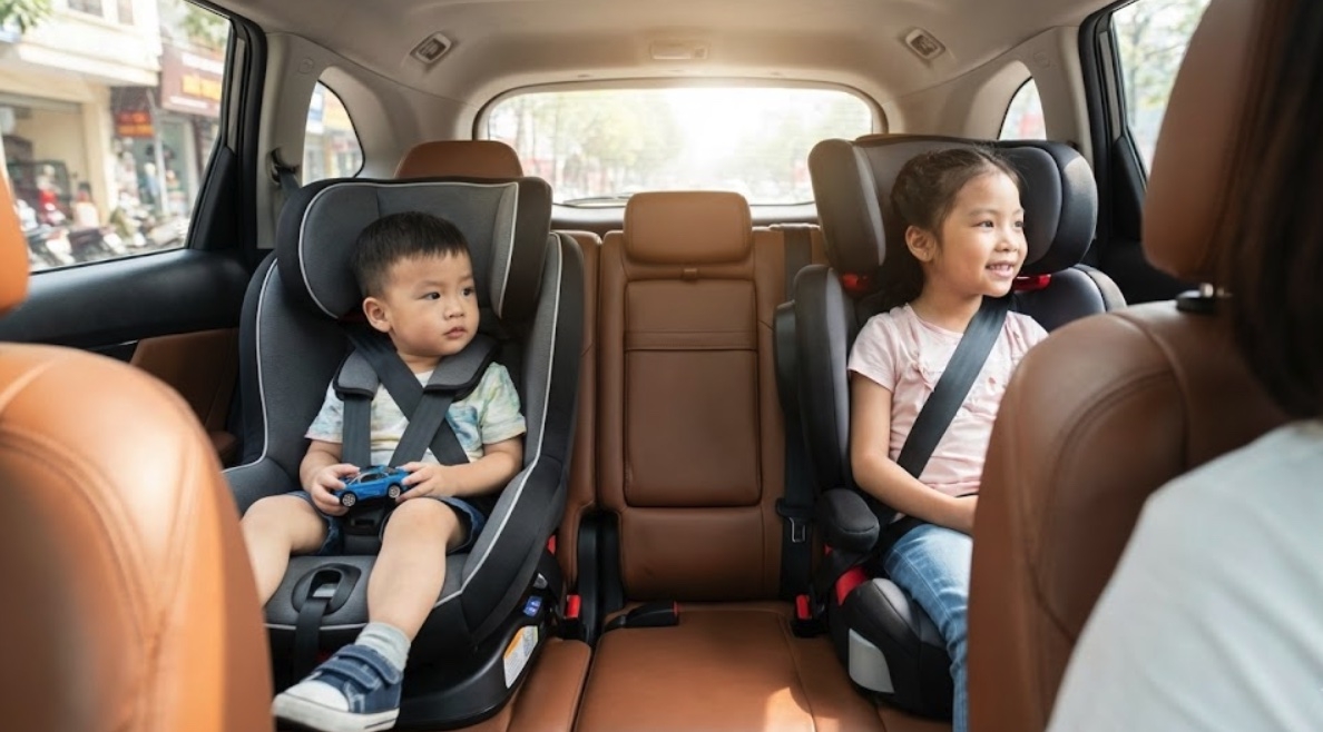 Quốc hội thống nhất bỏ quy định ô tô kinh doanh vận tải phải lắp ghế an toàn cho trẻ em