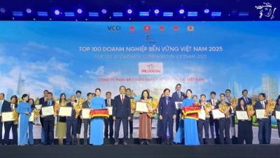 Prudential recognized among Top 100 Sustainable Companies in Vietnam for the 9th consecutive year 