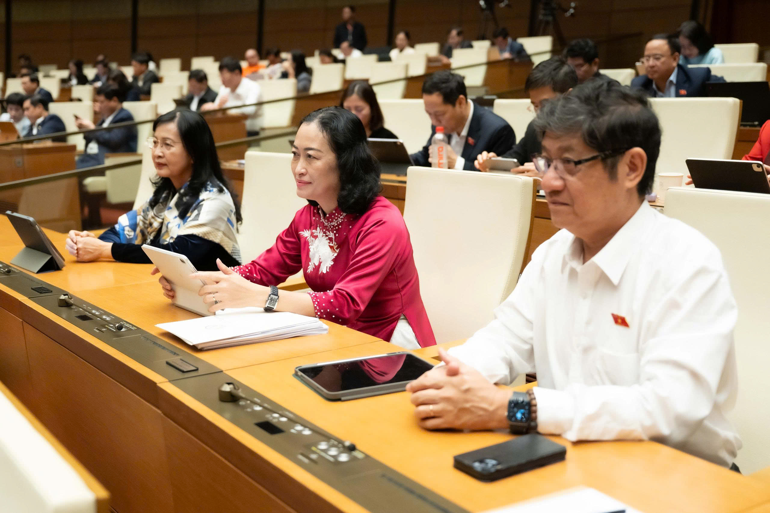 Các đại biểu tham dự phiên họp. Ảnh: Quốc hội.