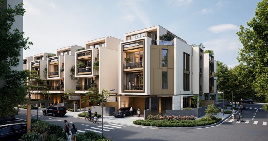 Kiến trúc tại bán đảo SOLA tạo nên một dòng chảy thị giác, mỗi căn biệt thự là một nốt nhạc trong bản giao hưởng của thiên nhiên, ánh sáng và những dòng nước.