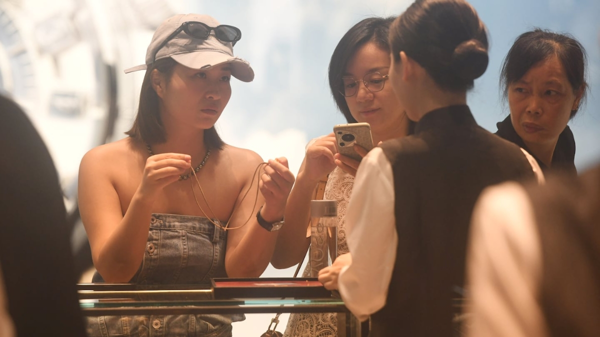 Vàng đã trở thành phân khúc trang sức tăng trưởng nhanh nhất tại Trung Quốc.