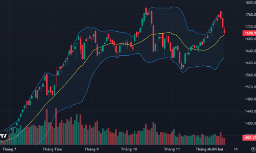 VN-Index “gãy” mốc 1700 điểm, tiền chọn đứng ngoài