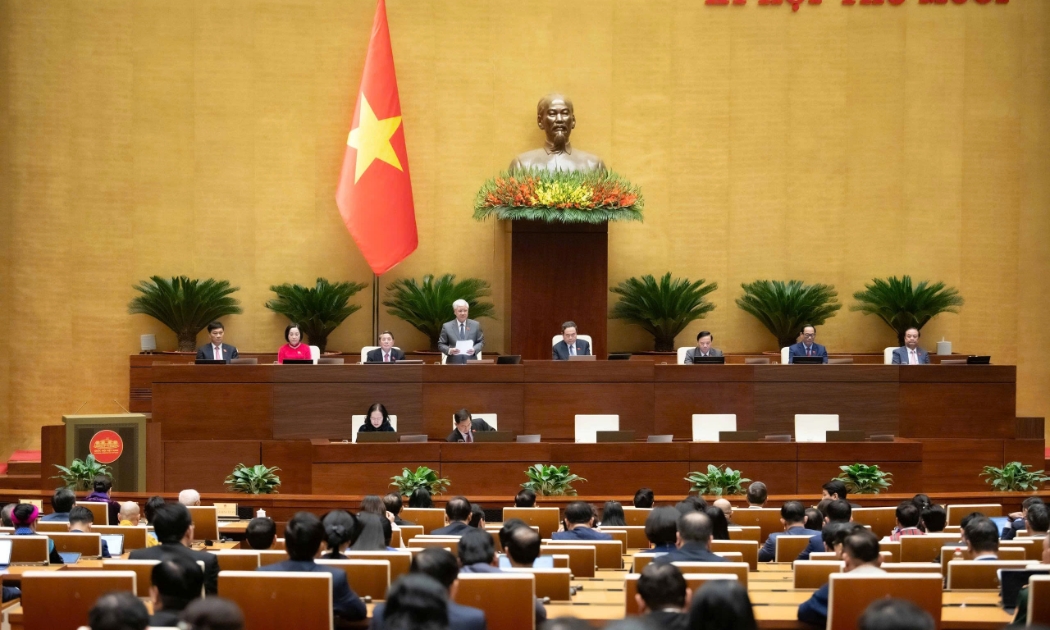 Quang cảnh phiên họp. Ảnh: Quốc hội.