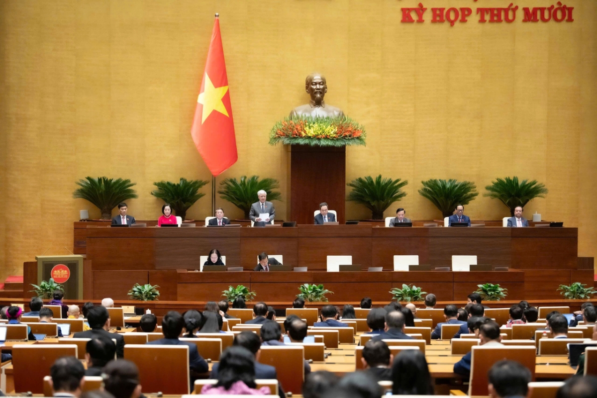 Quang cảnh phiên họp. Ảnh: Quốc hội.