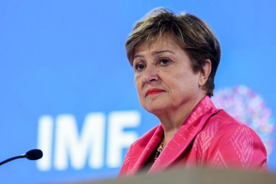 Tổng giám đốc Quỹ Tiền tệ Quốc tế (IMF) Kristanlina Georgieva - Ảnh: Bloomberg.