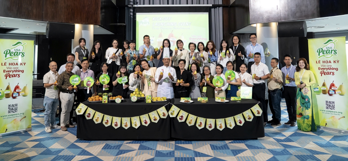 Lễ chào mừng mùa lê Mỹ năm 2025 diễn ra tại TP. Hồ Chí Minh.