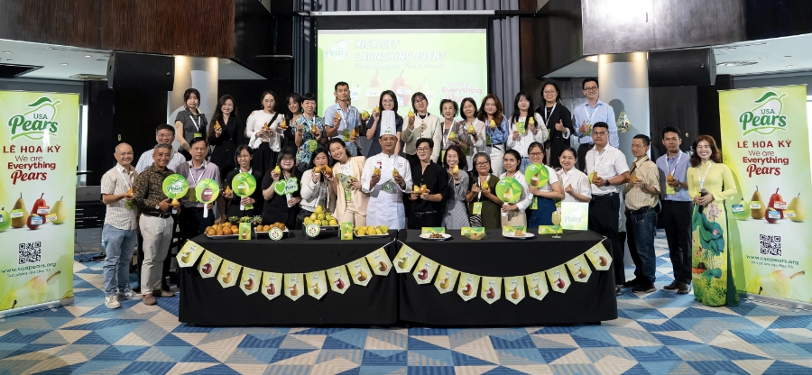 Lễ chào mừng mùa lê Mỹ năm 2025 diễn ra tại TP. Hồ Chí Minh.