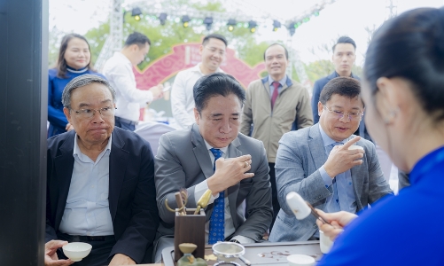 Du khách đổ về Huế để khám phá “thế giới trà” lần đầu xuất hiện