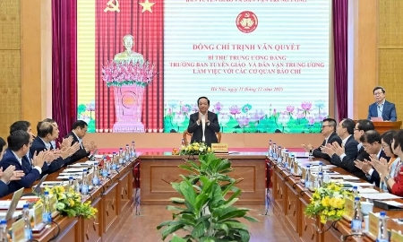Báo chí cần thông tin tuyệt đối chính xác, kịp thời, thống nhất về Đại hội XIV của Đảng
