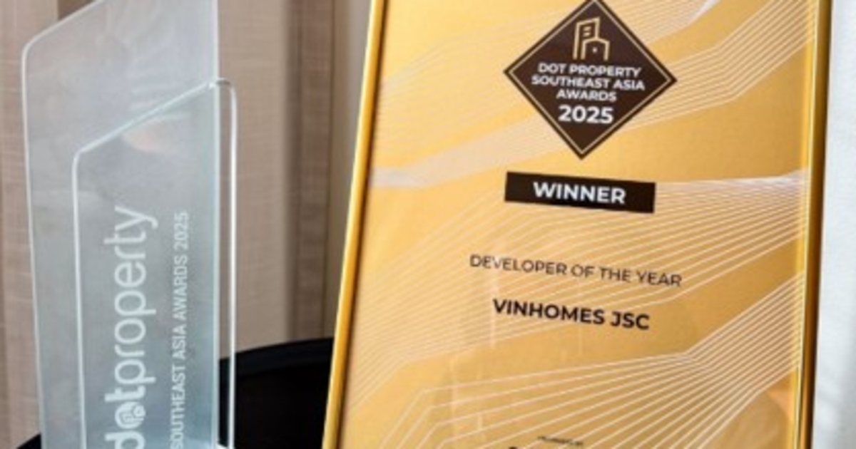 Vinhomes được vinh danh “Nhà phát triển của năm ở khu vực Đông Nam Á 2025”