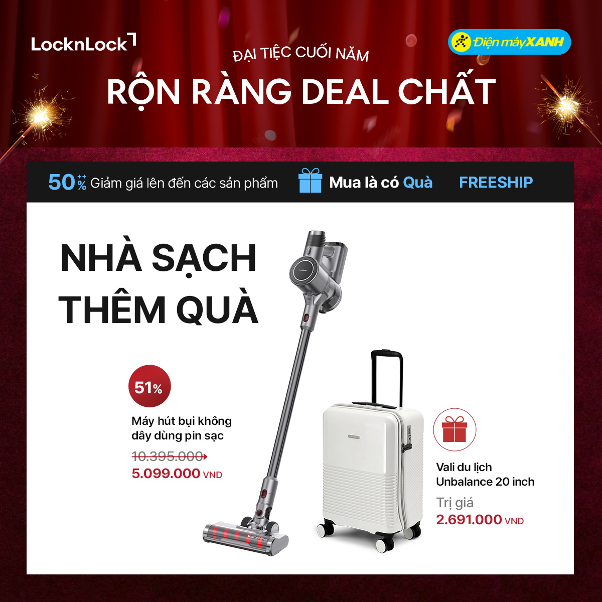 LocknLock và Điện Máy Xanh khởi động đại tiệc ưu đãi cuối năm - Ảnh 3