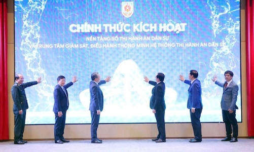Bộ Tư pháp chính thức kích hoạt Nền tảng số thi hành án dân sự