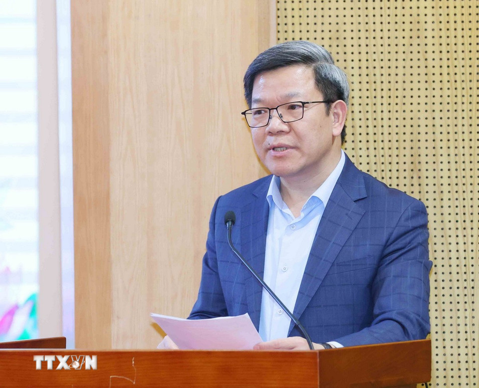 Ông Tống Văn Thanh, Vụ trưởng Vụ Báo chí - Xuất bản, Ban Tuyên giáo và Dân vận Trung ương. Ảnh: TTXVN