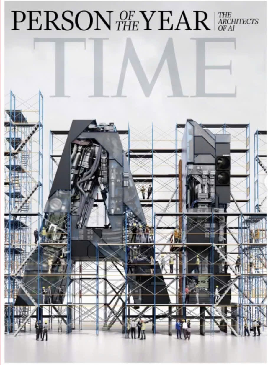 Các Kiến Trúc Sư của AI’ là Nhân vật của Năm 2025 do TIME bình chọn - Ảnh: Time