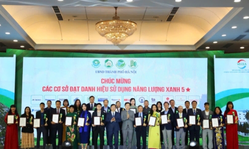 Hà Nội: Sở Công thương vinh danh 87 cơ sở, công trình sử dụng năng lượng xanh