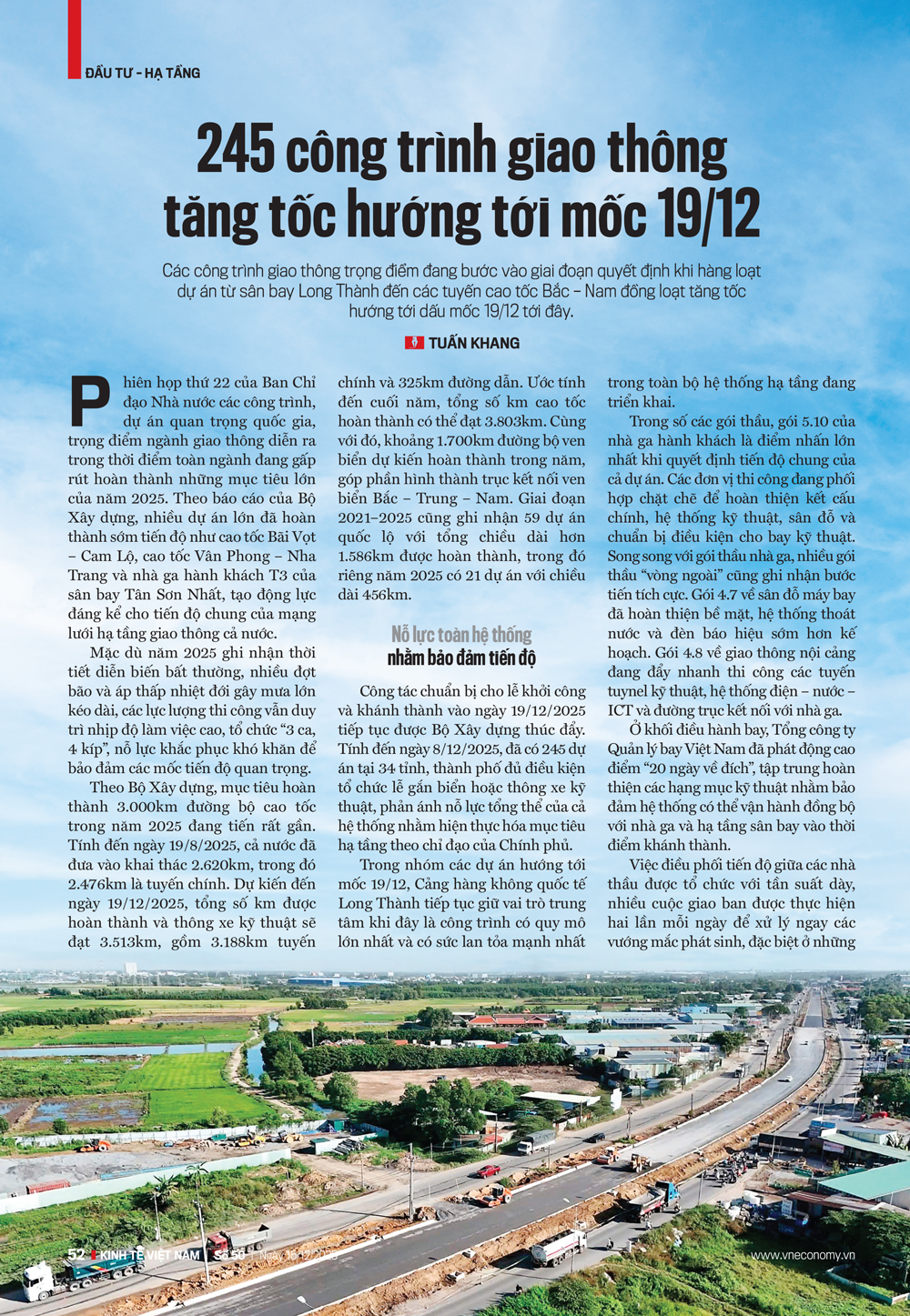 245 công trình giao thông tăng tốc hướng tới mốc 19/12 - Ảnh 1