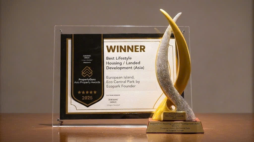 Đảo Châu Âu - Dự án Nhà ở Phong cách nhất Châu Á.