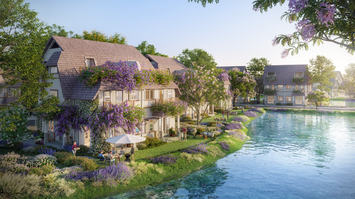 Phối cảnh nhánh đảo lấy cảm hứng từ hoa Violet.