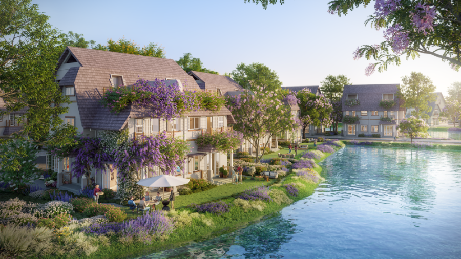 Phối cảnh nhánh đảo lấy cảm hứng từ hoa Violet.