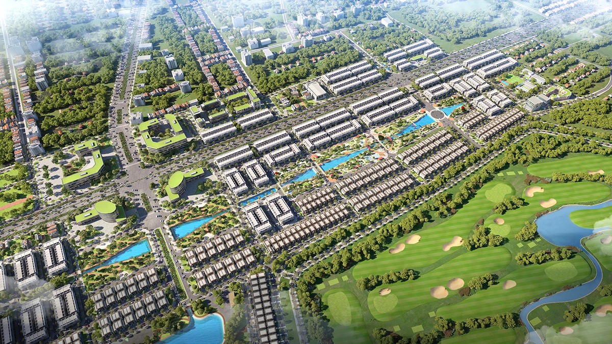 Phối cảnh Khu đô thị mới Xuân Thành