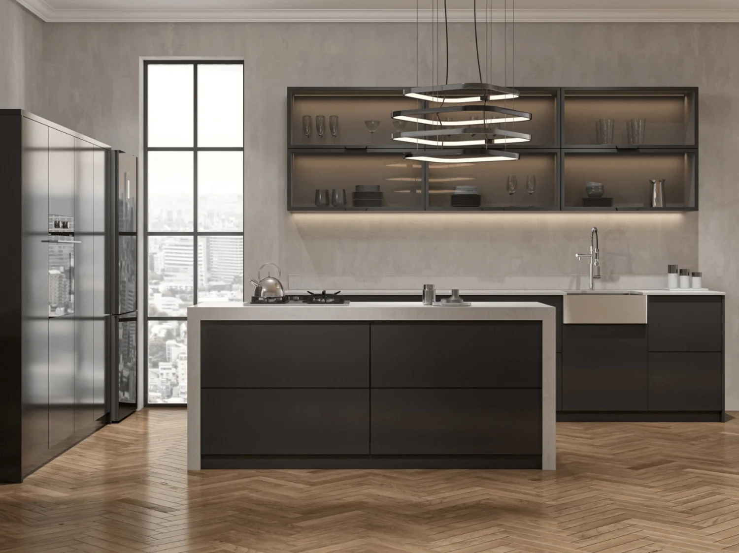 Xu hướng thiết bị nhà bếp cao cấp 2026 kết hợp công nghệ và thẩm mỹ. 