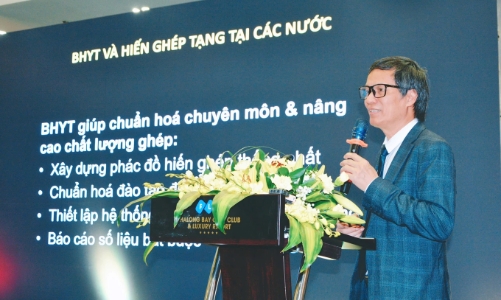 Đề xuất gói bảo hiểm y tế đặc thù trong hiến, ghép mô, tạng