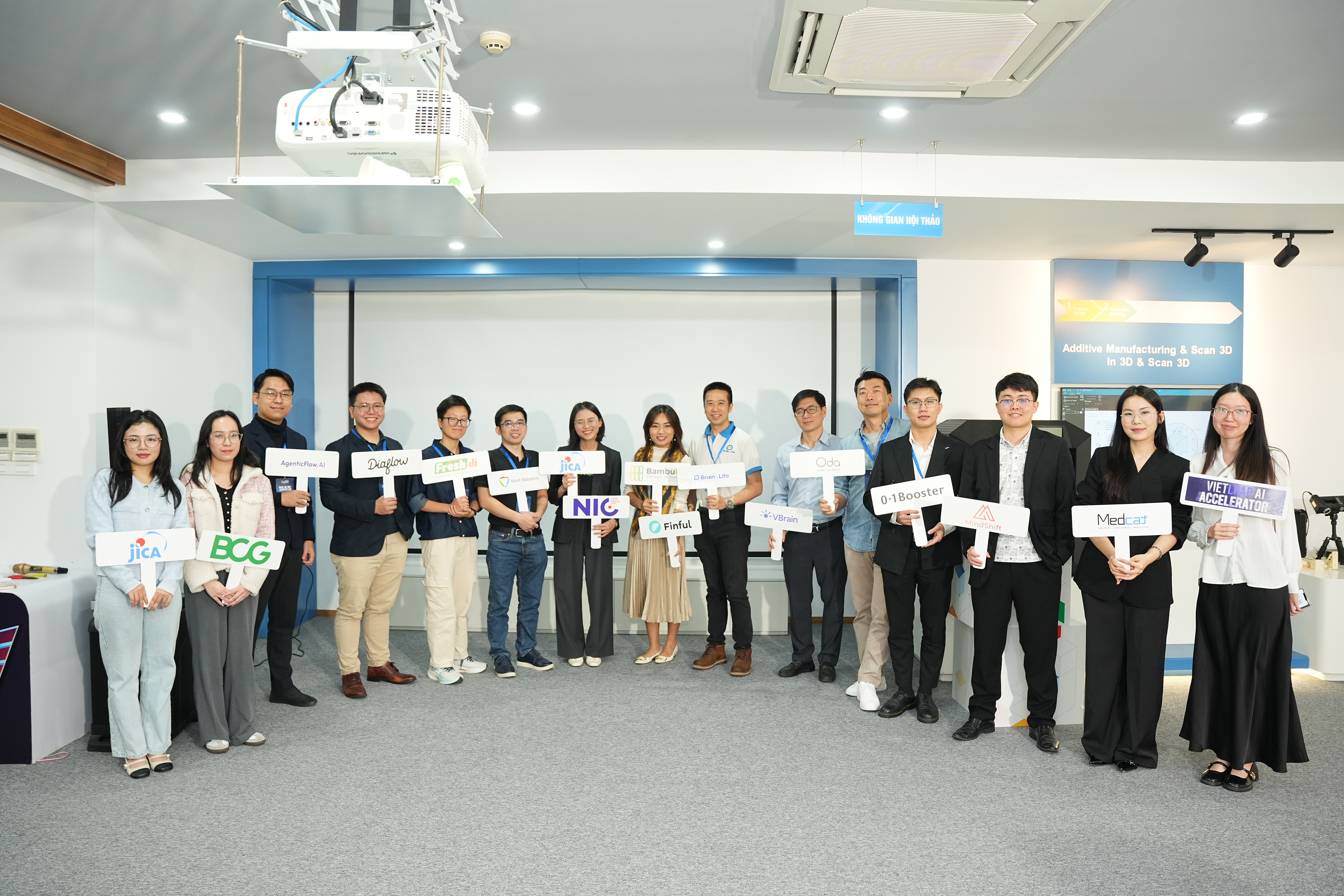 Các doanh nghiệp start-up được góp mặt tại vòng kết nối.